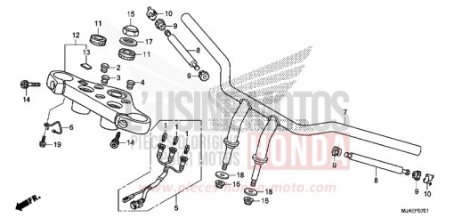 ROHRGRIFF (VT750C2B) VT750C2BE de 2014